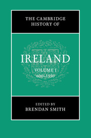 The Cambridge History of Ireland Volume I Book Cover